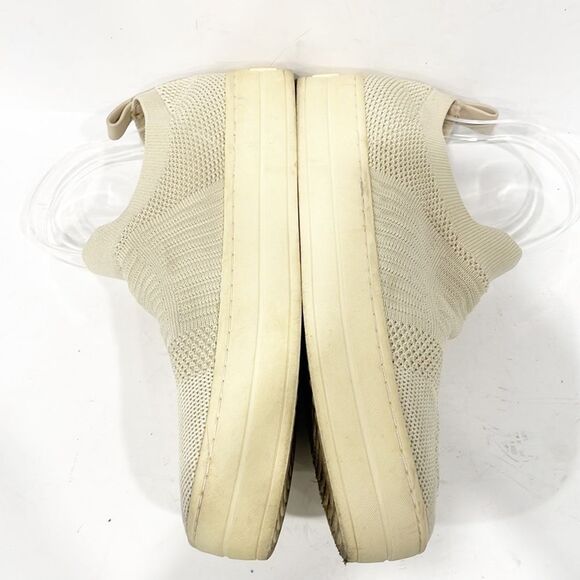 J/Slides Hilo Knit Slip On Platform‎ Sneakers Women’s Sz 8.5 Beige - Picture 7 of 13